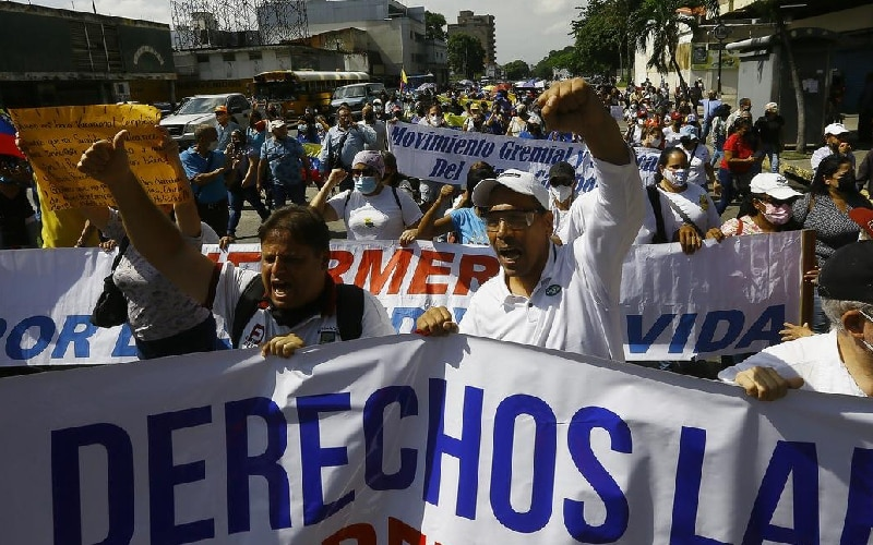 Protesta trabajadores