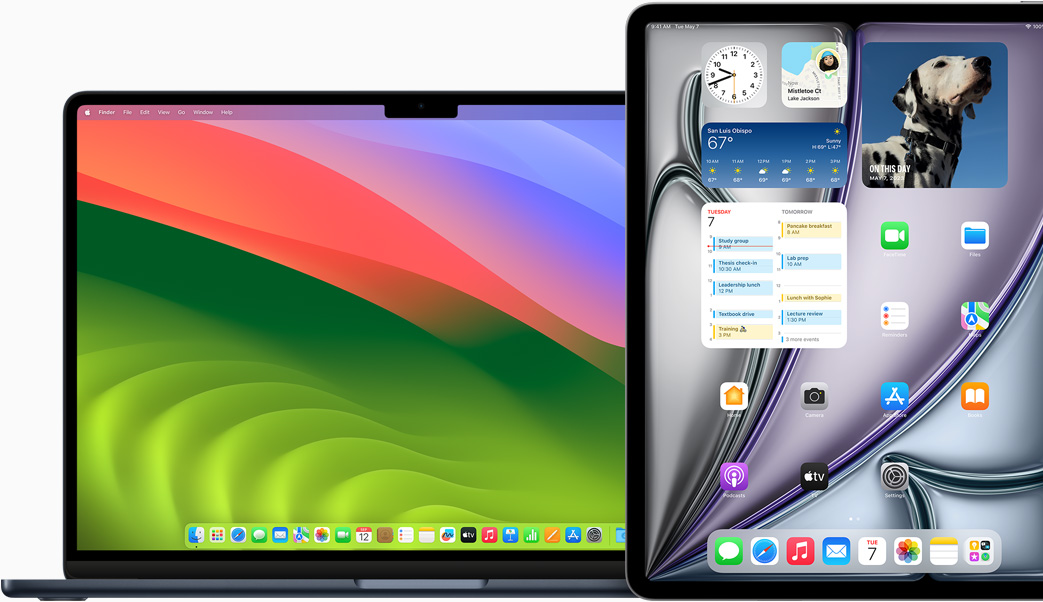 Wyświetlacze MacBooka Air i iPada