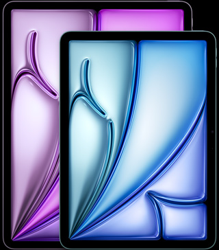 11-inčni i 13-inčni iPad Air s demonstracijom razlika u veličini