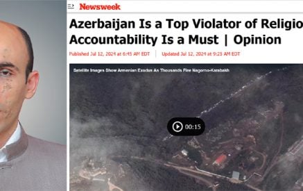 Ադրբեջանը՝ կրոնական ազատության խախտման առաջամարտիկ. պատասխանատվությունն անհրաժեշտ է. Արտակ Բեգլարյանի հոդվածը Newsweek-ում