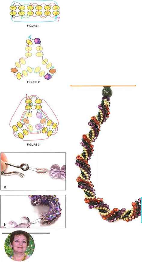 Nylon Thread Knitting Seed Bead Necklace