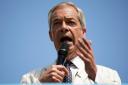 Reform UK leader Nigel Farage won a Tric award for news presenting (Jordan Pettitt/PA)