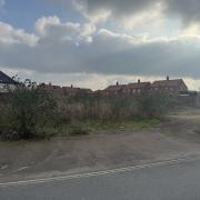 The site of the former R Charlish LTD garage in its current state with the new development of the approved plans yet to begin