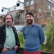 Roger Gwynn and his son Iain, owners of Earsham Mill.