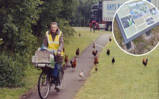 A new tribute in honour of Gordon Knowles and the history of 'Chicken Roundabout' has been made