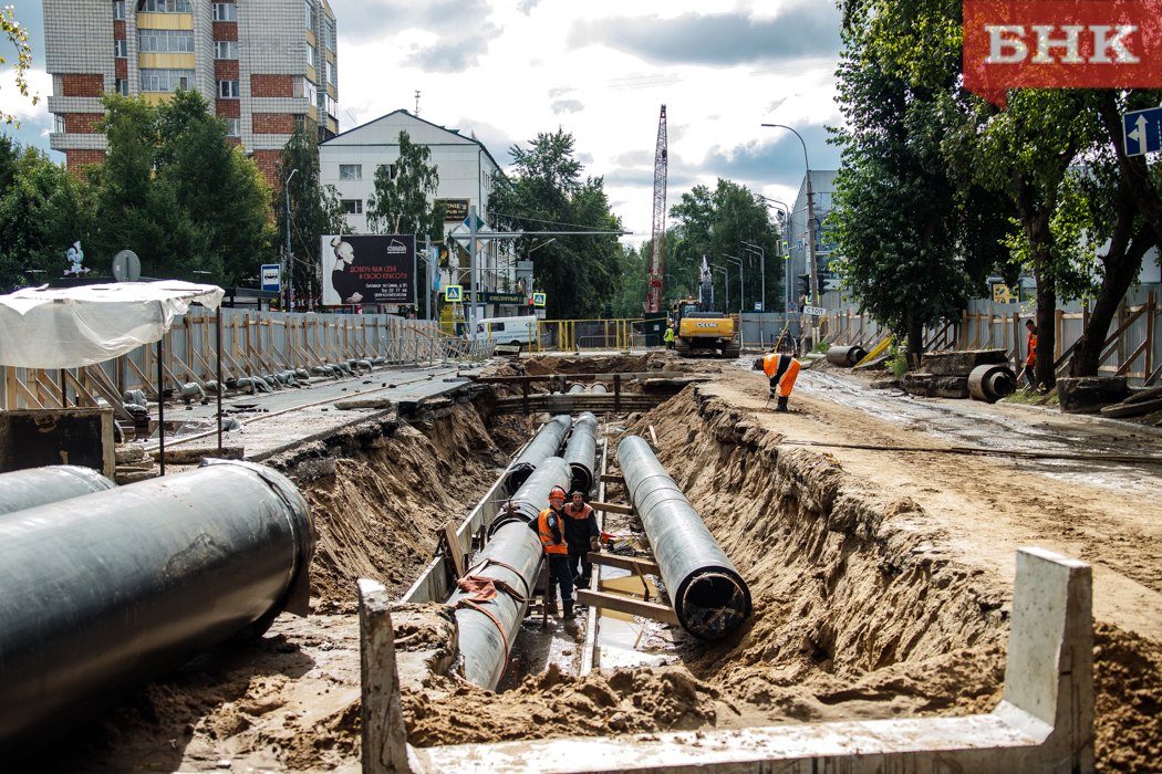 Ради надежности и качества: как в Сыктывкаре проходит замена сетей на главных улицах