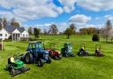 The available machinery at Henlle Park Golf Club.