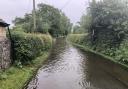 Previously Melverley flooding.