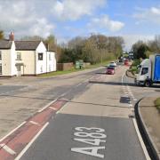 Llynclys Crossroads between Oswestry and Welshpool.