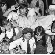 Chirk Guides celebrate Hallowe'en in 1975.