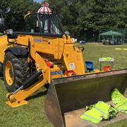 The telehandler that proved to be popular with youngsters.