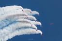 The Red Arrows earlier this month in Bournemouth