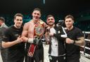 Chris Billam-Smith with Shane McGuigan, Lee Cutler and Josh Pritchard