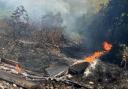 LIVE: Fire next to railway line disrupts train services - updates