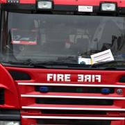 FIREFIGHTERS were called to tackle a gorse fire in Hamworthy that caught alight near a holiday park. 