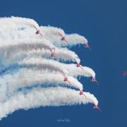 The Red Arrows earlier this month in Bournemouth