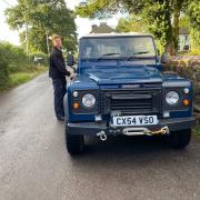 Harry's 2004 Land Rover Defender was stolen from Talbot Woods.