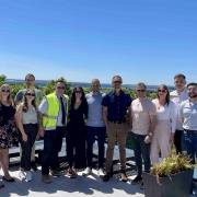 AJC Group on roof terrace of The Sloop