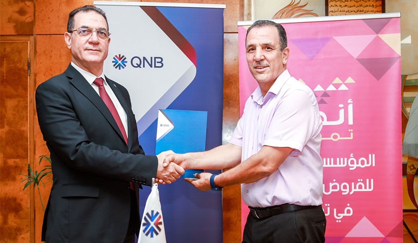  QNB accorde un prt  hauteur de cinquante millions de dinars  linstitution de microfinance Enda Tamweel

