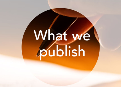 What we publish