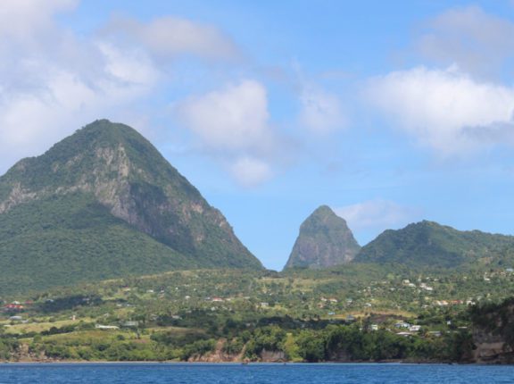 saint lucia caribbean pitons