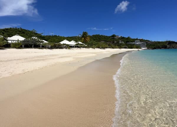 spice island beach with waves