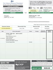 Hospital Bill Image