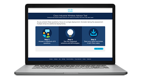 思科工业无线网络顾问工具屏幕