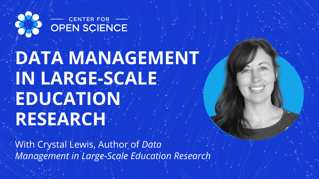 Data Management in Large-Scale Education Research