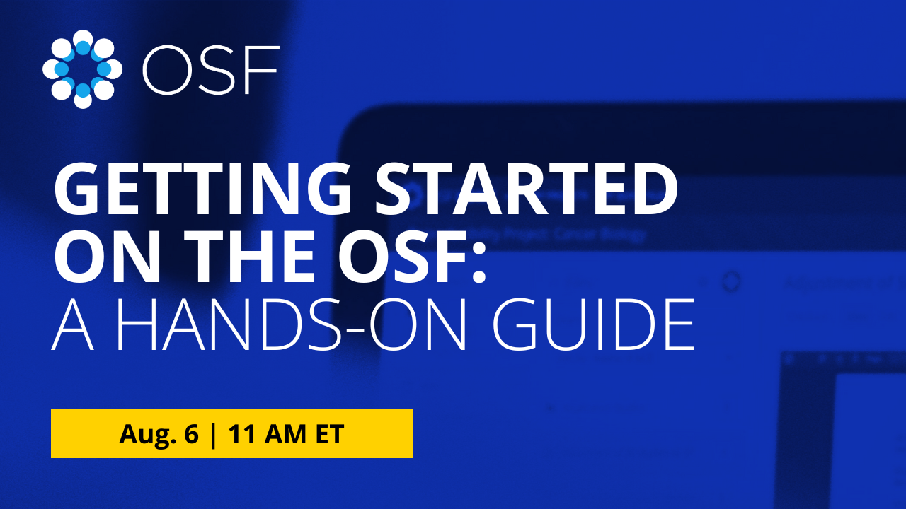 Getting Started on the OSF