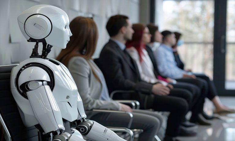 AI robot competes with humans in job interviews