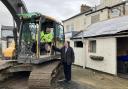 Daniel and Geoffrey start work on The Station