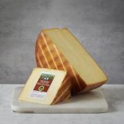 Naturally oak smoked Wensleydale Cheese