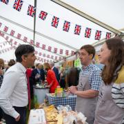Ben and Sam Spence with Rishi Sunak at the No 10 Farm to Fork Summit