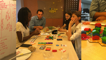 Whiteboard and Datopolis game players - open data Wellington meetup, Feb 2019.