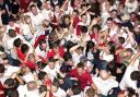 Fans watch England v Argentina in 2002 in Lowestoft's Notley's bar