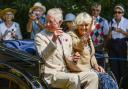 King Charles and the Queen Consort, Camilla, at Sandringham Flower Show