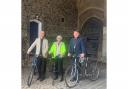 From left, the dean of Norwich, Dr Andrew Braddock, the bishop of Lynn, Dr Jane Steen and the bishop of Norwich, Graham Usher.