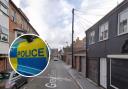 Two men were trying to gain entry to an address in Great George Street.