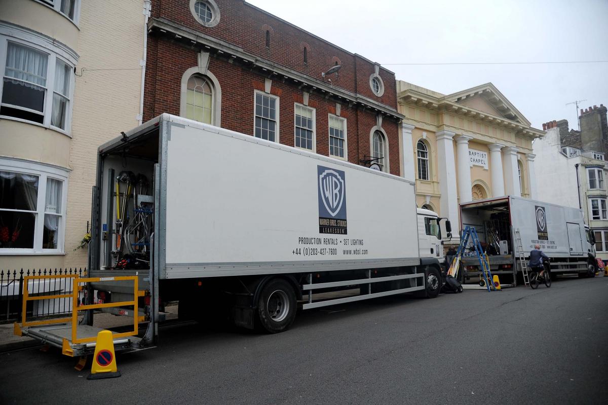 Dunkirk filming in Weymouth. Pictures: Finnbarr Webster