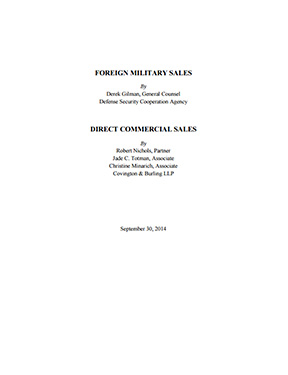 Foreign Military Sales (FMS) Versus Direct Commercial Sales (DCS) Cover