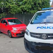 The stolen car was found in Dudley