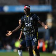 Painful afternoon - for on loan Southend United striker Bim Pepple