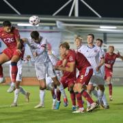 Going close - Macauley Bonne nearly netted for Southend United at AFC Fylde on Tuesday night