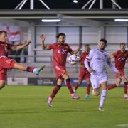 On target - Gus Scott-Morriss scored again for Southend United against AFC Fylde