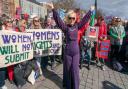 Kellie-Jay Keen, also known as Posie Parker, speaks during a Let Women Speak rally in Edinburgh