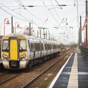 A Great Northern Line train heading towards King's Lynn