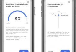 IMAGE: Tesla Insurance Real Time Driving