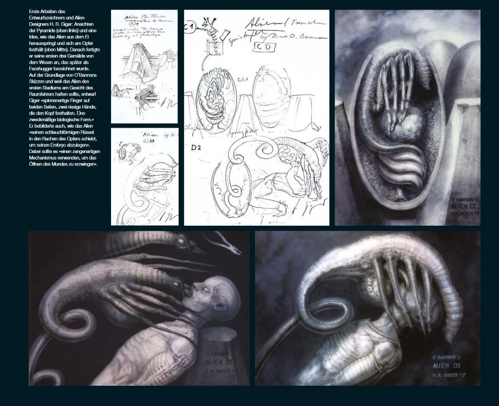 Eindrücke von H.R. Gigers Concept Art (© CrossCul)