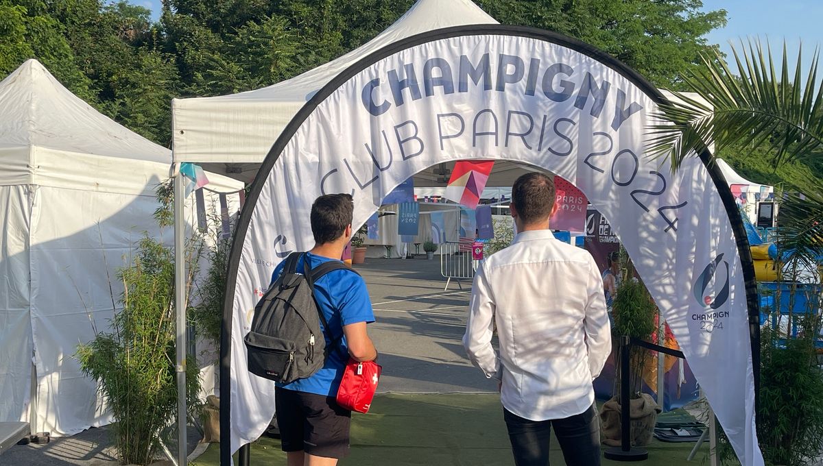 L'entrée de la fan zone de Champigny